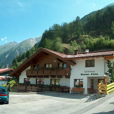 Apartament Gaestehaus Stefan Klotz Sölden